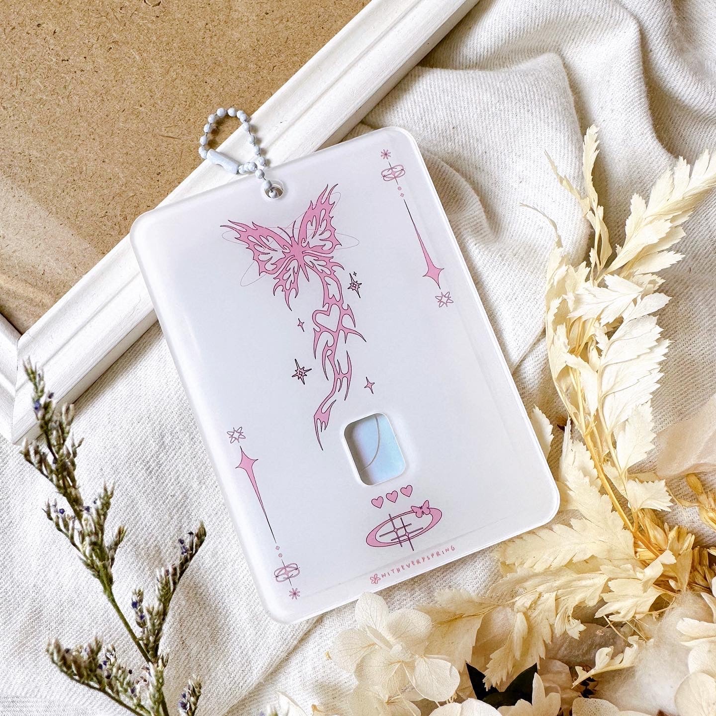 Full Bloom Acrylic Photocard Holder