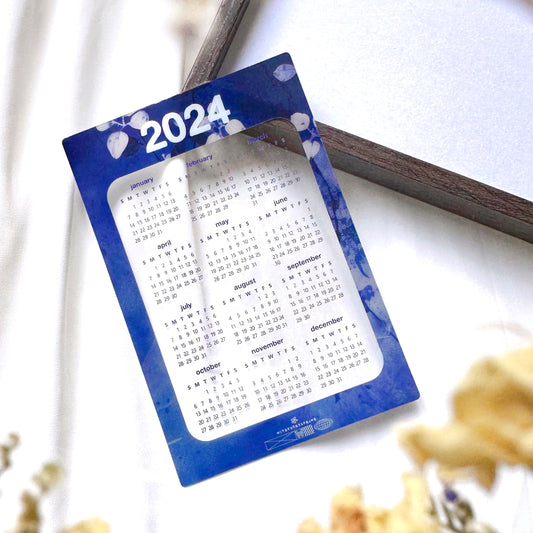 2024 Indigo A6 Calendar