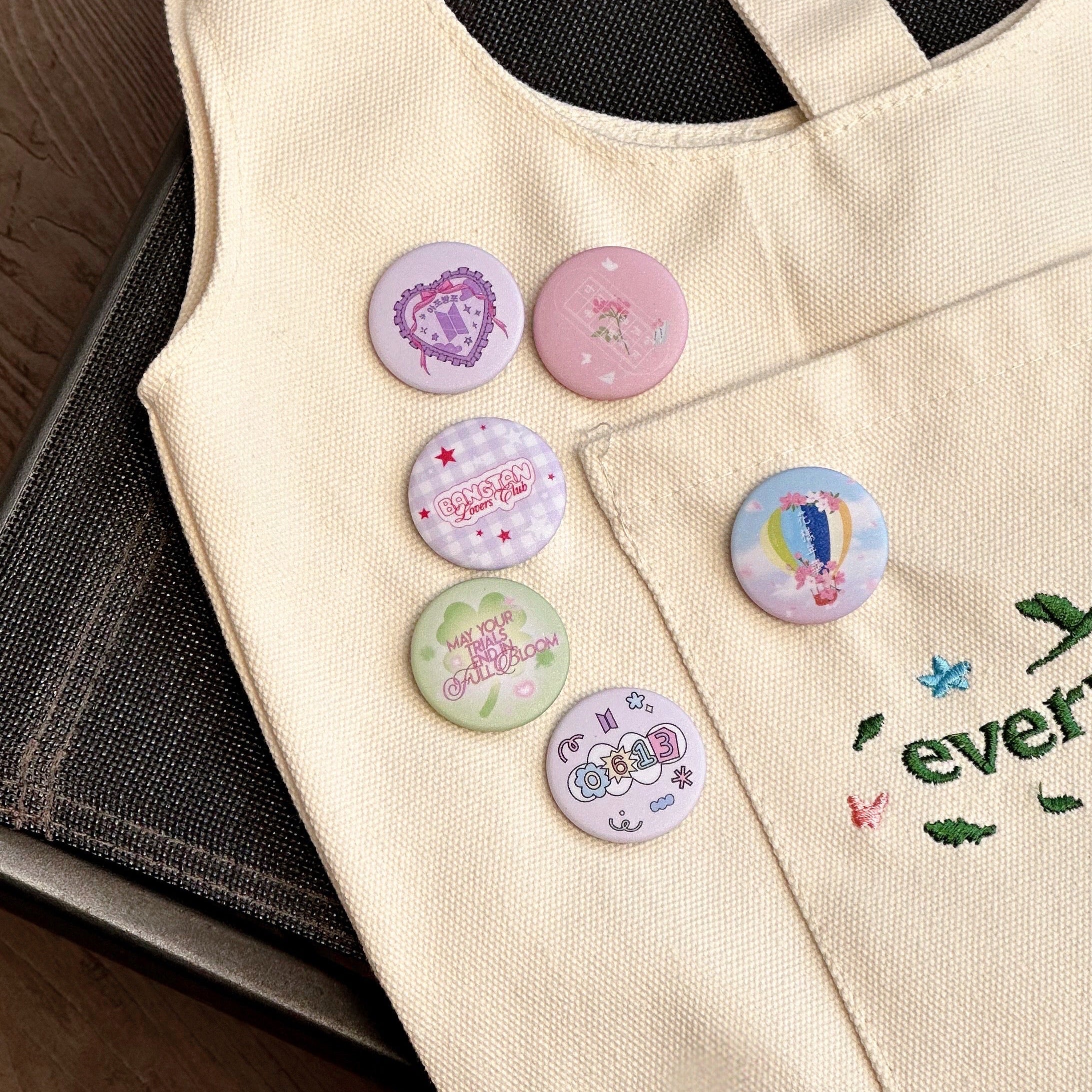 NEW!] BTS Mini Pin Badges – witheveryspring