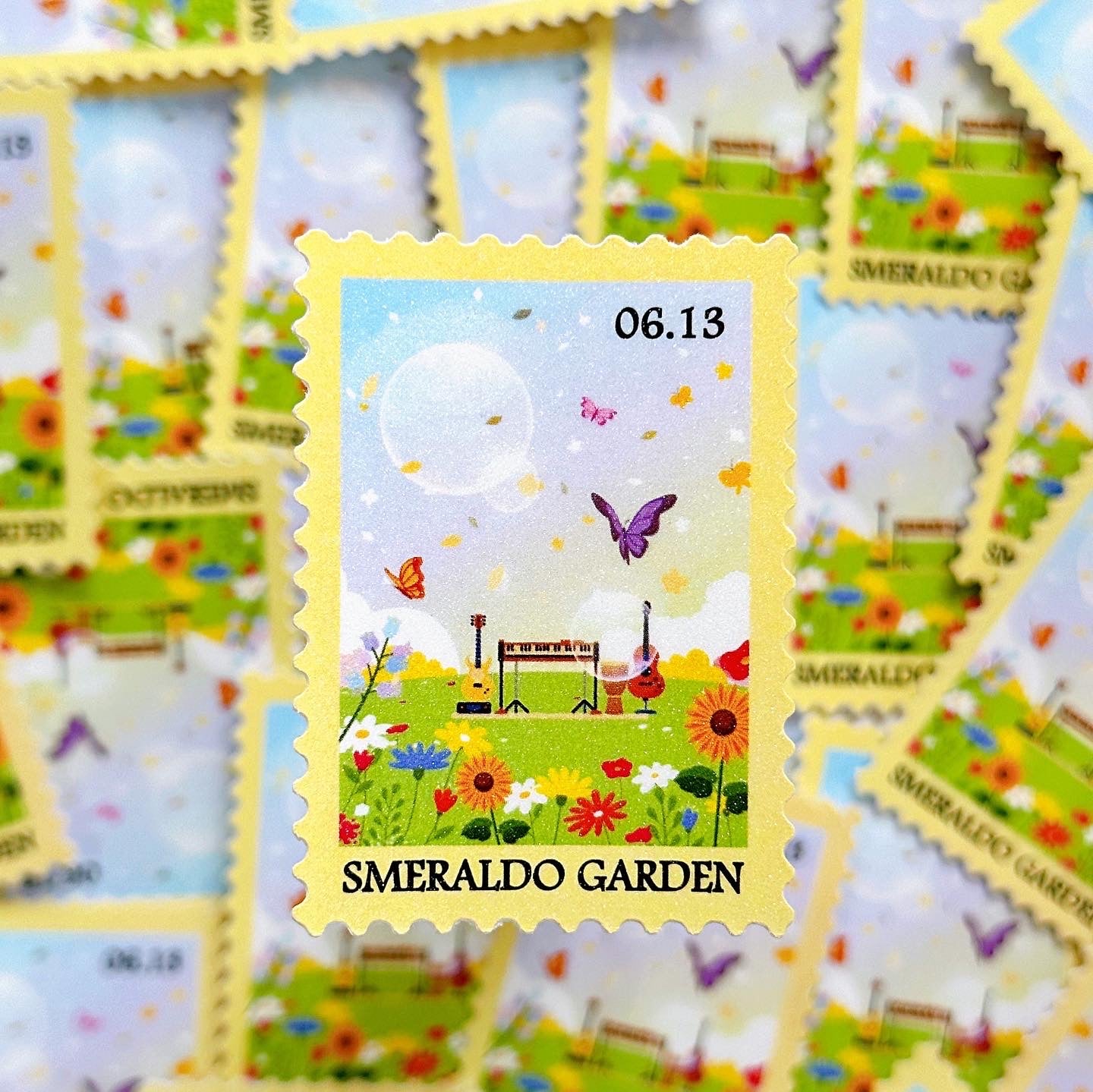 Smeraldo Garden Glitter Sticker [NEW!]