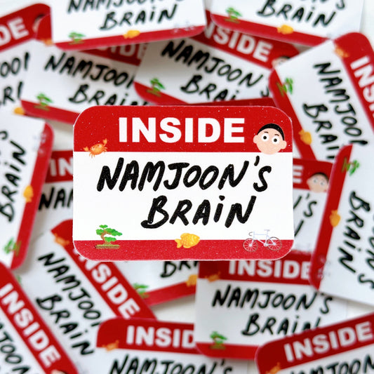 Namjoon’s Brain Glitter Sticker