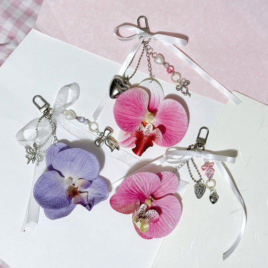 [NEW & EXCLUSIVE!] Orchid Bloom Handmade Bag Charms