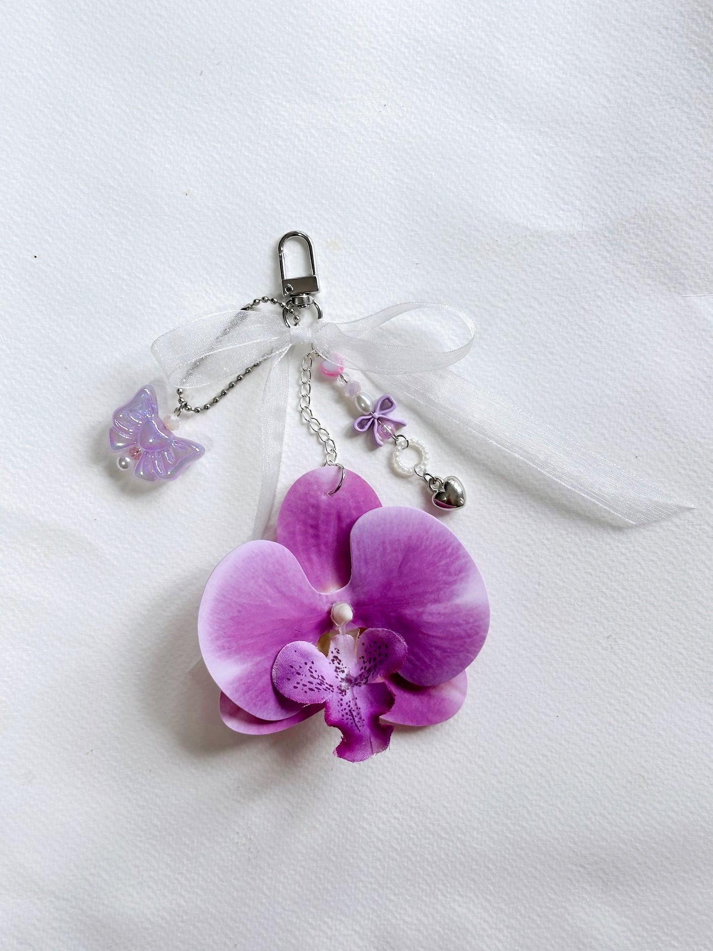 [NEW & EXCLUSIVE!] Orchid Bloom Handmade Bag Charms