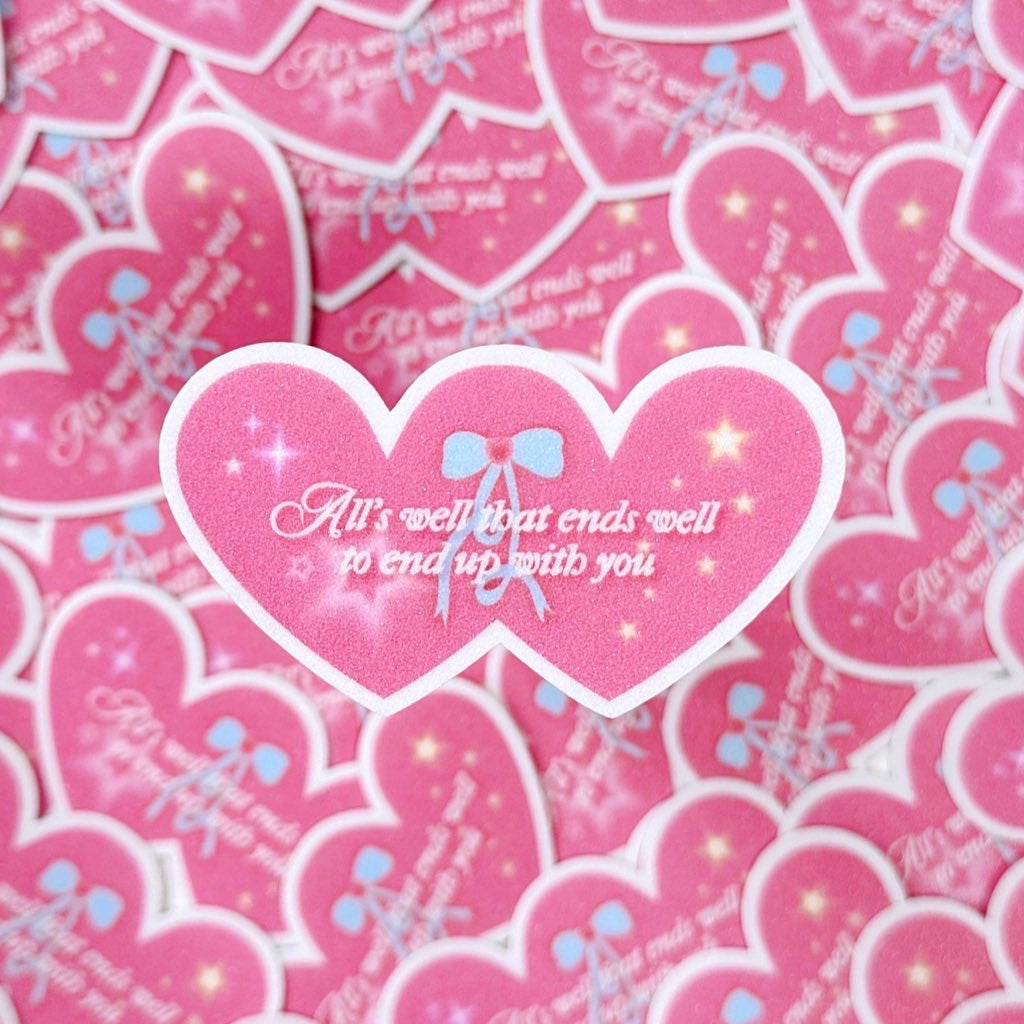 Lover Glitter Sticker