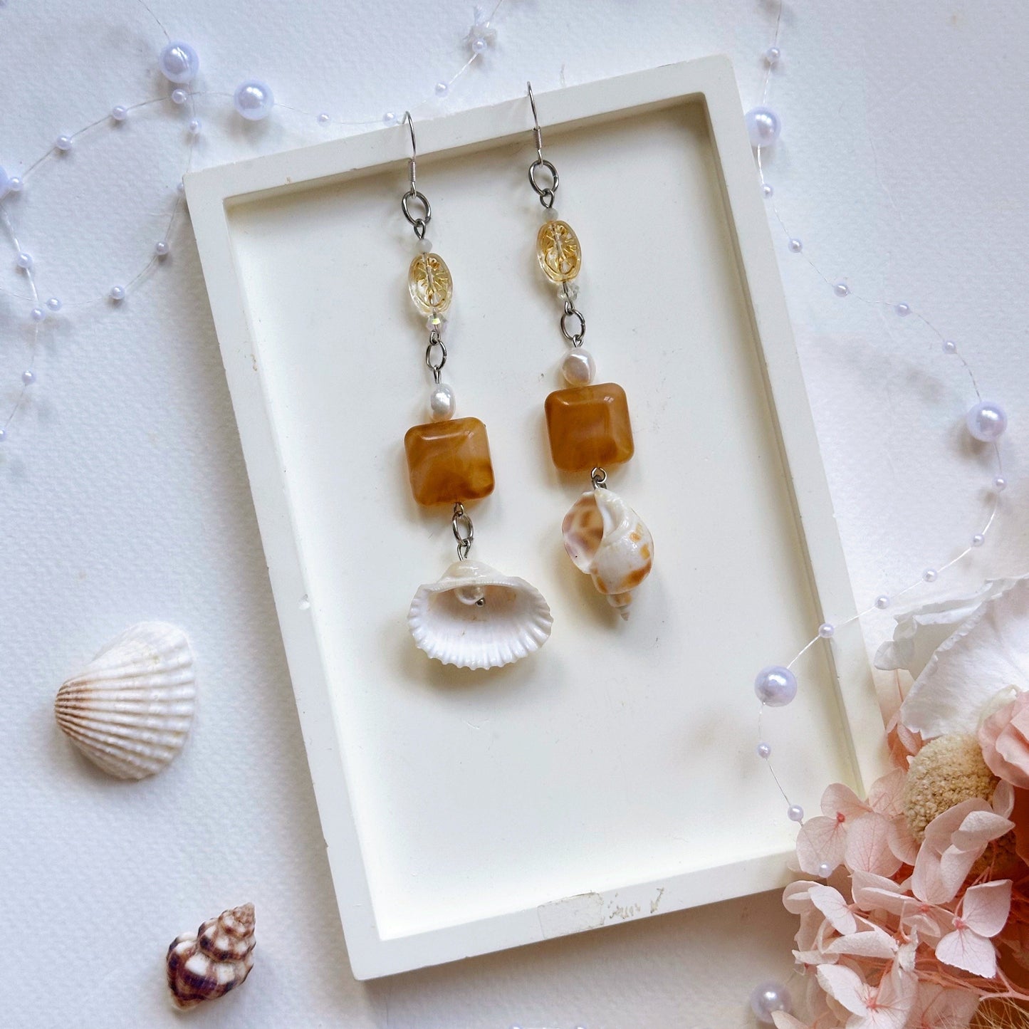 [NEW] Handmade Seashell Earrings