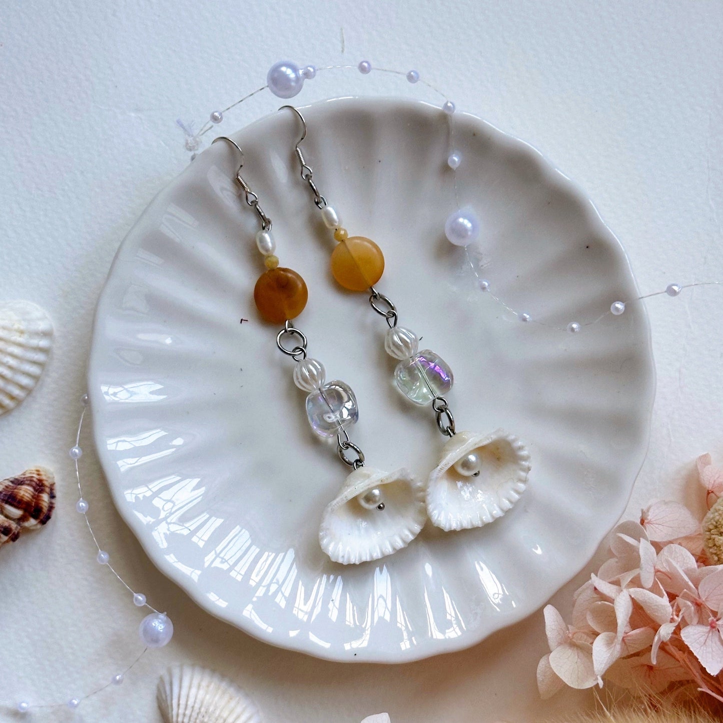[NEW] Handmade Seashell Earrings