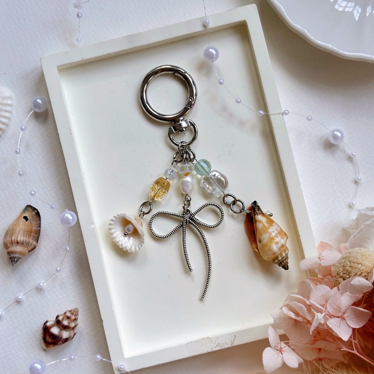 [NEW] Handmade Seashell Keyrings