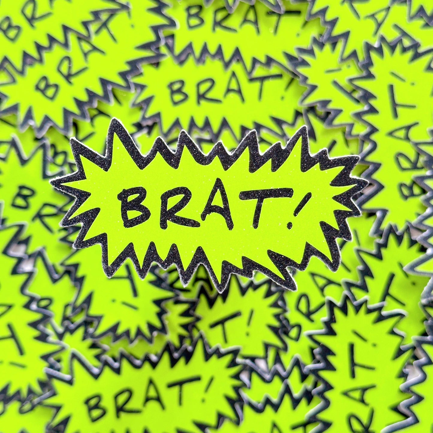 Brat Glitter Sticker [NEW!]