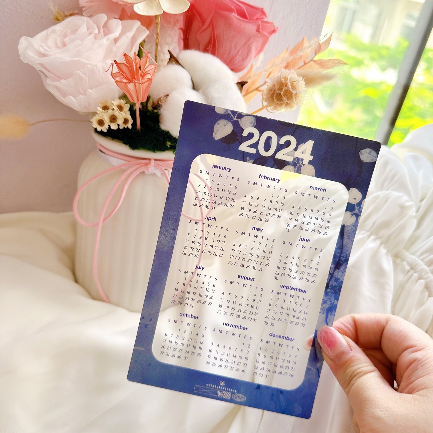 2024 Indigo A6 Calendar