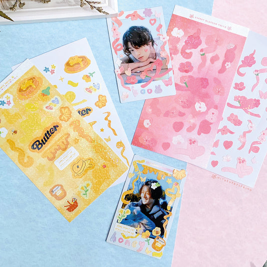 Polco Glitter Sticker Sheets