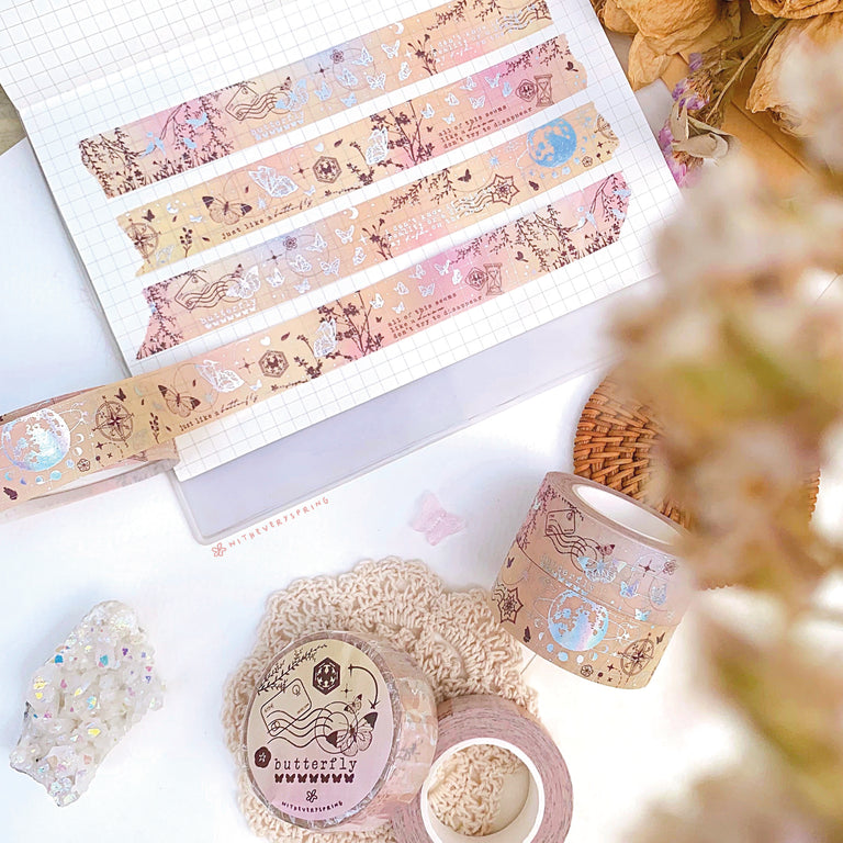 Butterfly Holo Washi Tape