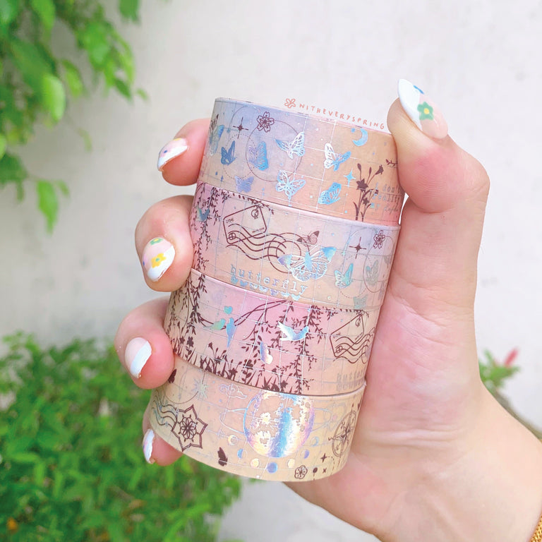 Butterfly Holo Washi Tape